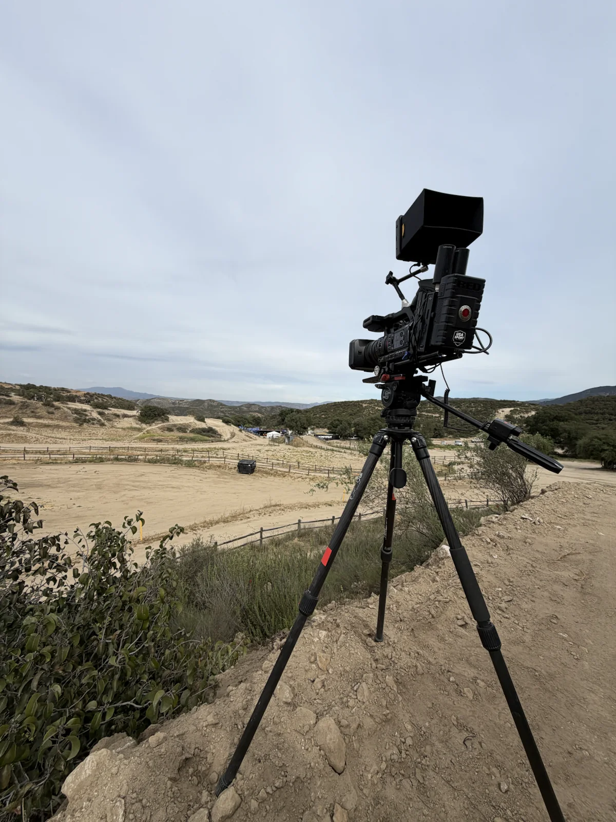 Remote camera position for live sports coverage